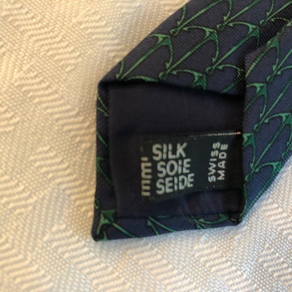 Burberry Tie with Anchor Print - Like New - Picture 4 of 4